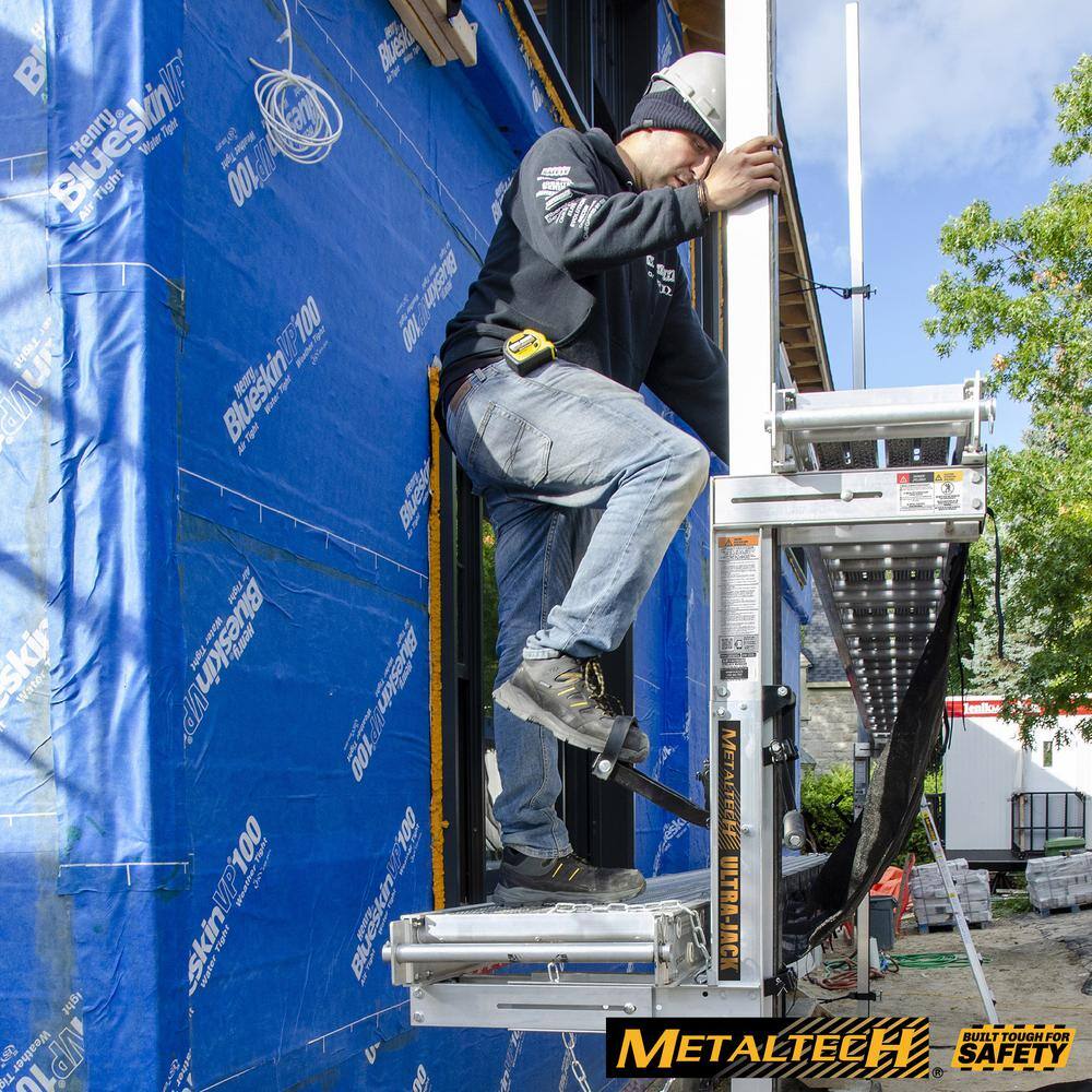 MetalTech Ultra-Jack 24 ft. Aluminum Pole for the Ultra-Jack Aluminum Scaffolding System