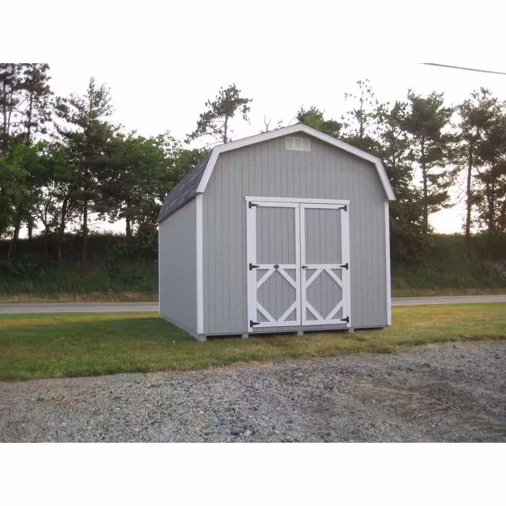 LITTLE COTTAGE CO. Classic Gambrel 12 ft. W x 24 ft. D Wood Shed Precut Kit with 6 ft. Sidewalls without Floor (288 sq. ft.)