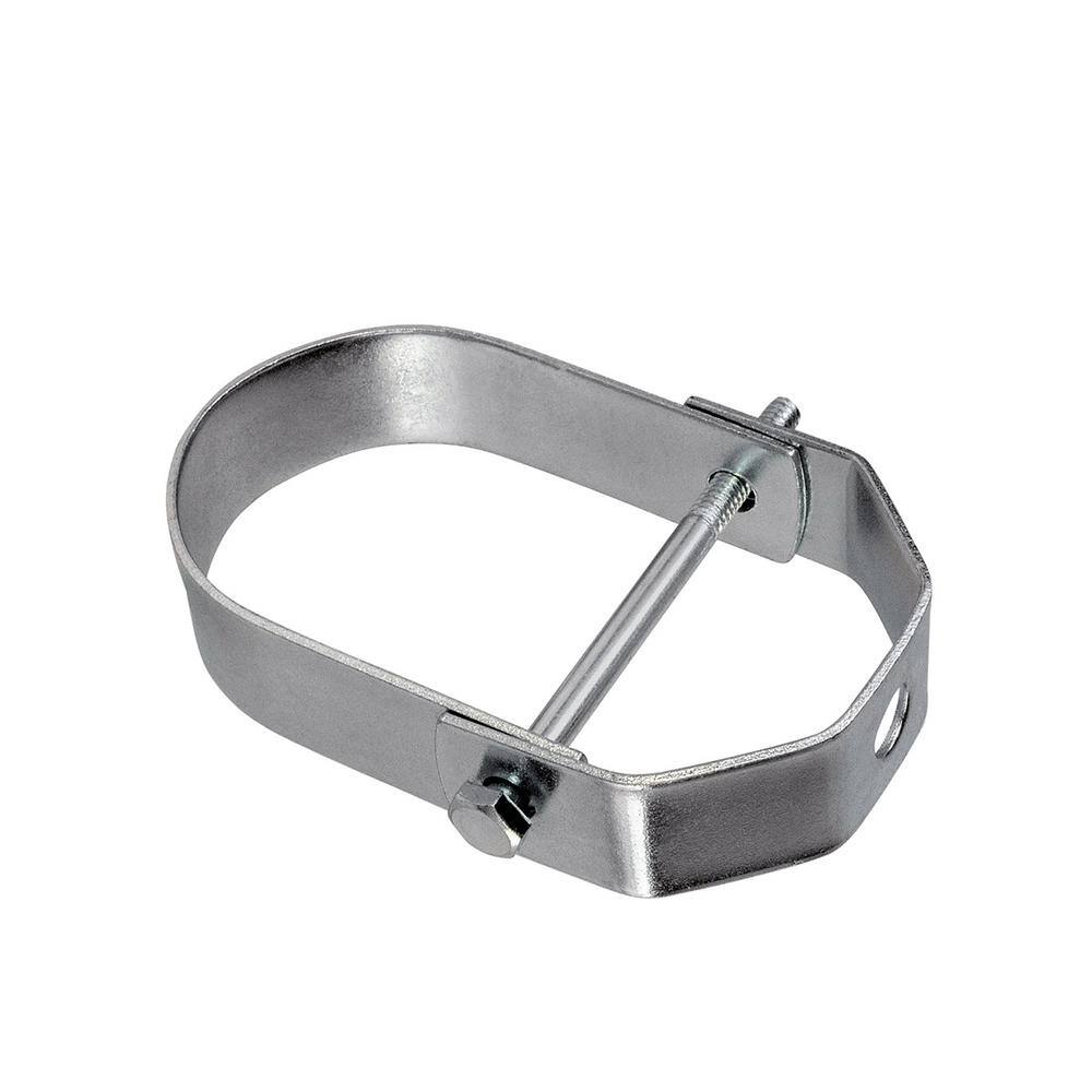 The Plumber's Choice 1-1/2 in. Clevis Hanger for Vertical Pipe Support in Standard Galvanized Steel