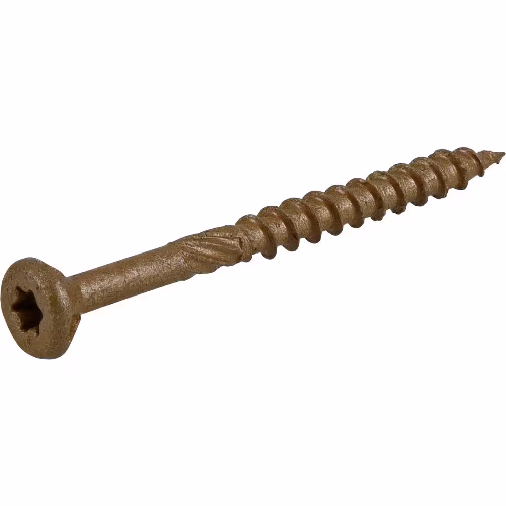 Everbilt #8 x 2 in. Star Drive Flat Head Exterior Wood Screws (153-Pack)