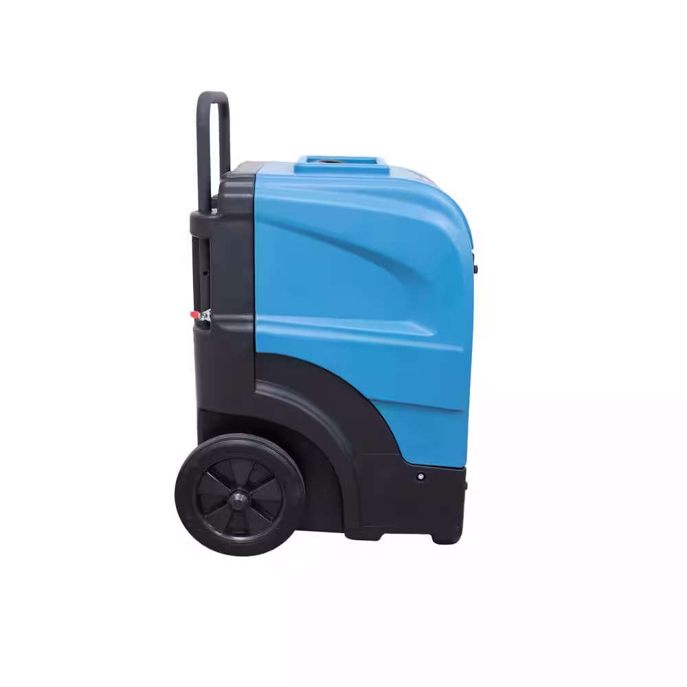 XPOWER 280-pint LGR Commercial Dehumidifier with Auto Purge Pump, Handle and Wheels for Water Damage Restoration, Basement