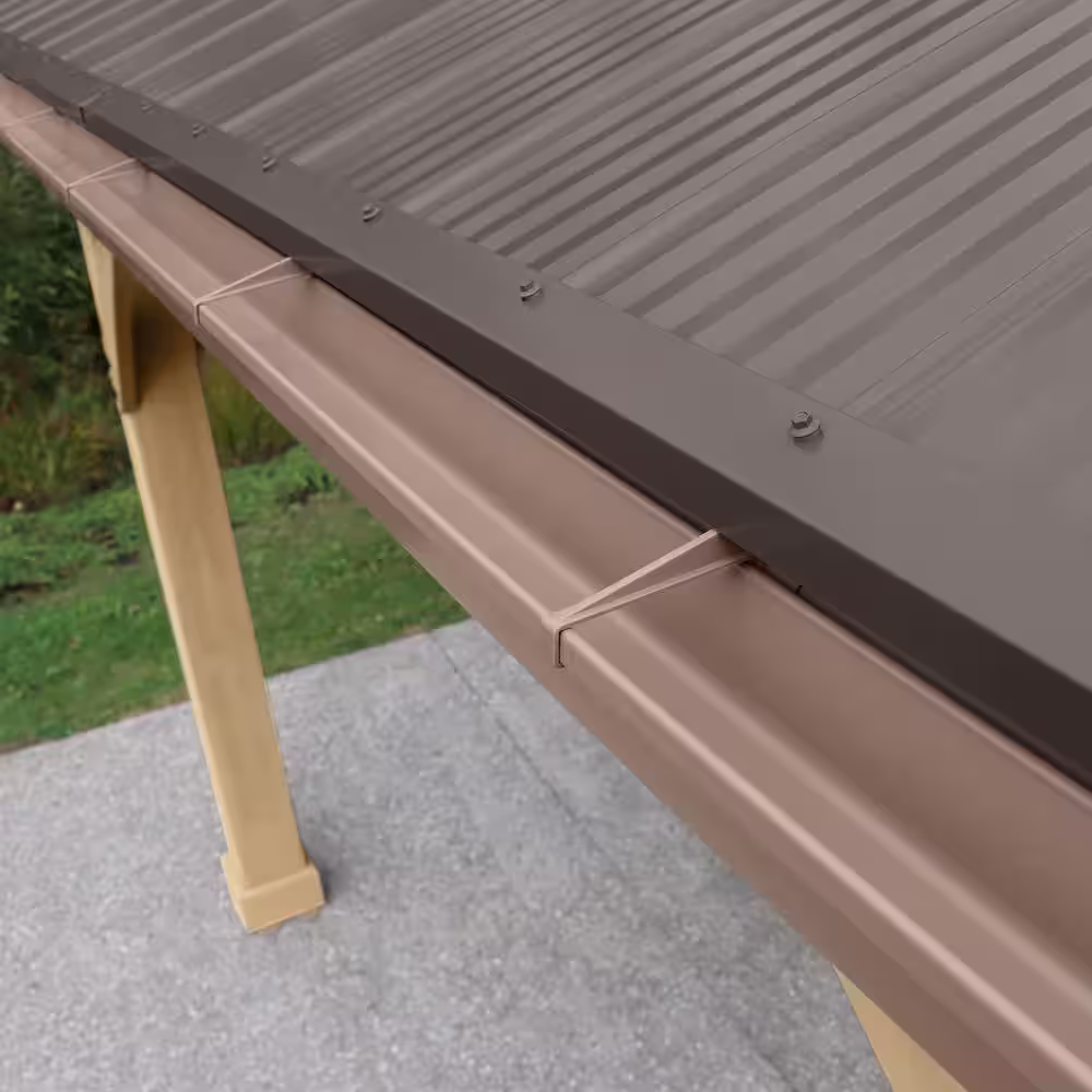 Yardistry 10 ft. x 12 ft. Rain Gutter Kit for the Meridian Gazebo