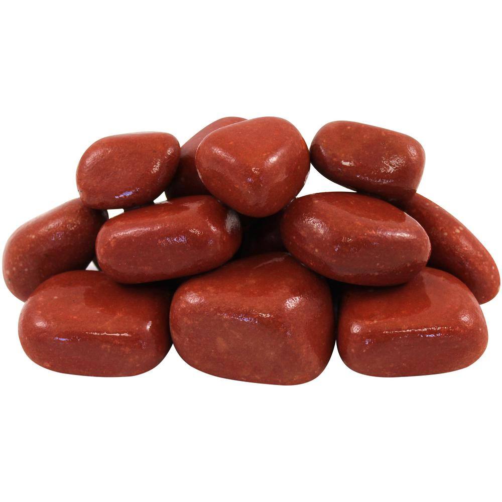 Rain Forest 21.6 cu. ft. 1 in. to 3 in. 1620 lbs. India Rose Pebbles