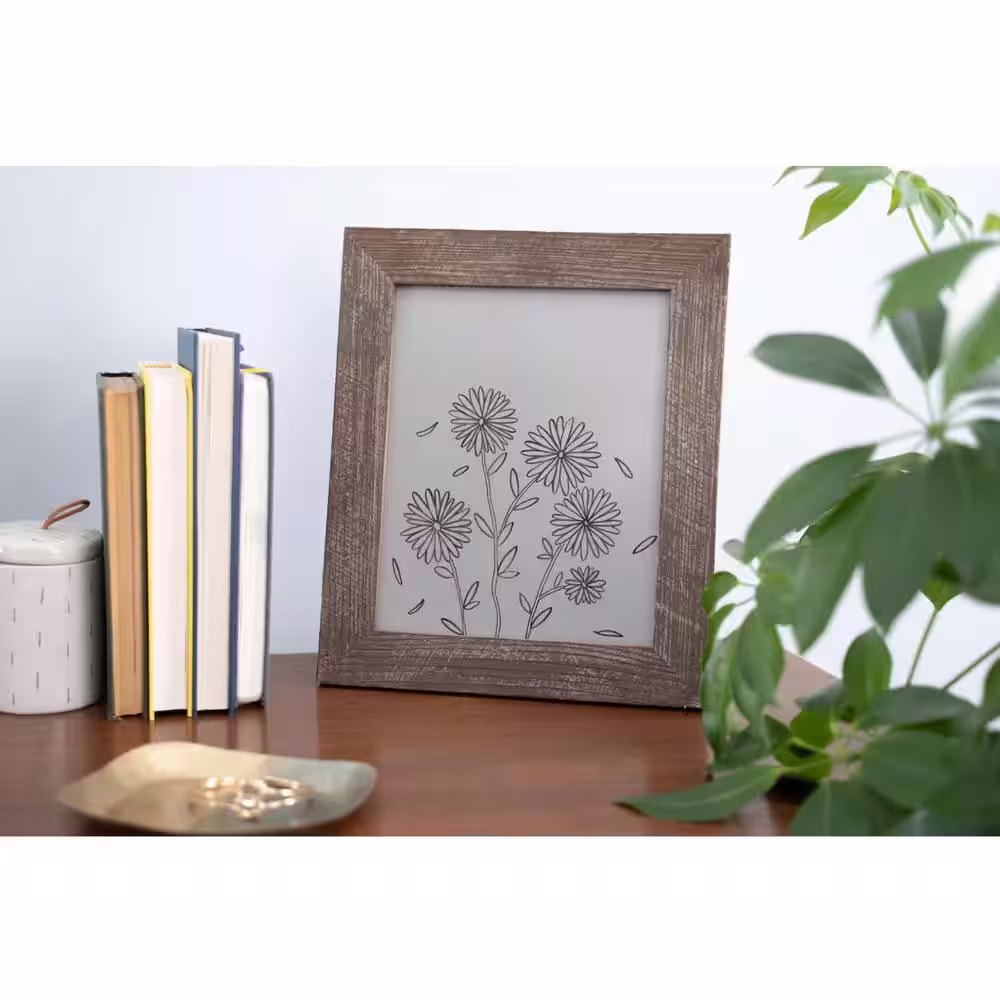 HomeRoots Josephine 12 in. x 12 in. Espresso Picture Frame