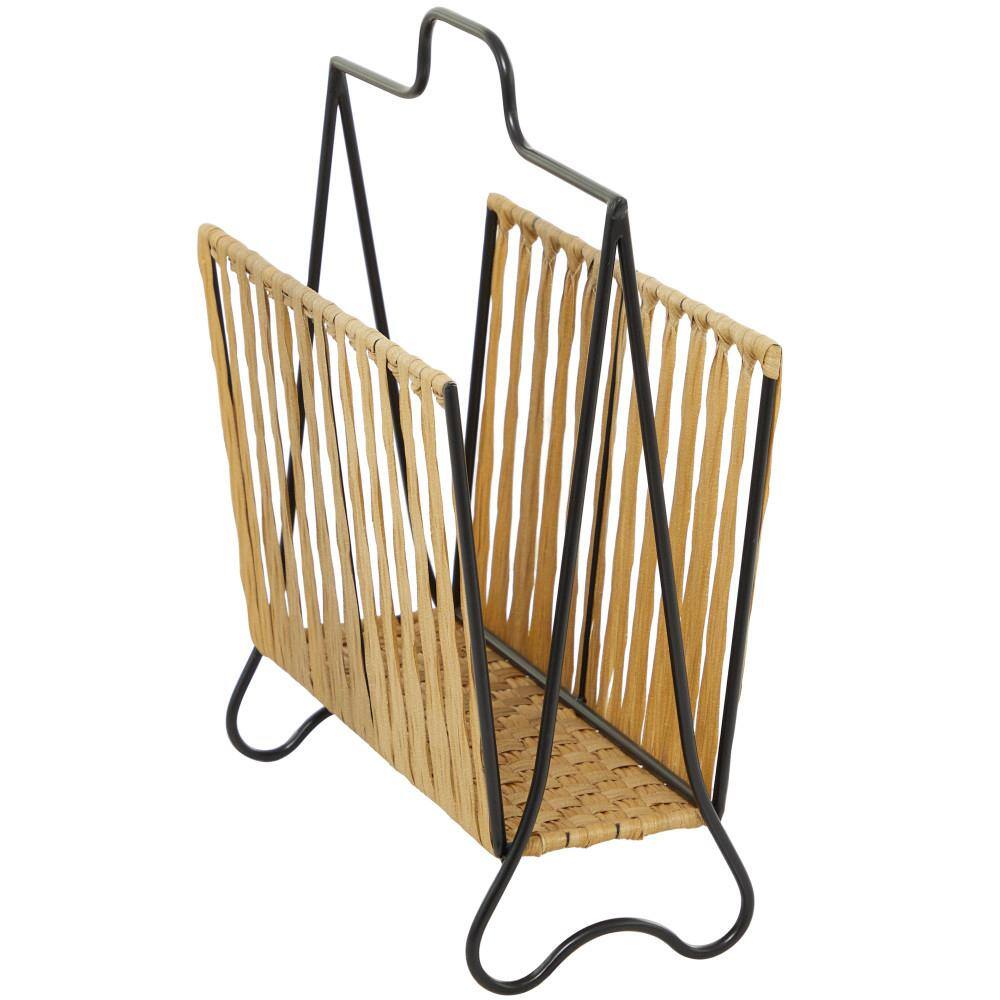 Litton Lane Light Brown Magazine Holder
