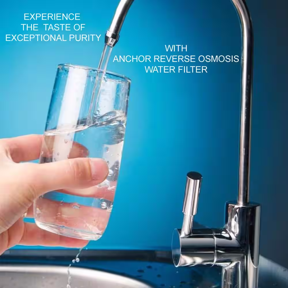 ANCHOR WATER FILTERS 4-Stage Under-Sink Reverse Osmosis Water Filtration System - 50 GPD