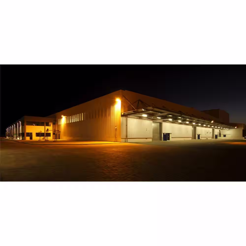 HALCO LIGHTING TECHNOLOGIES 100-Watt 120-277-Volt Slipfitter Line Voltage Bronze Outdoor Integrated LED Large Landscape Flood Light, Selectable