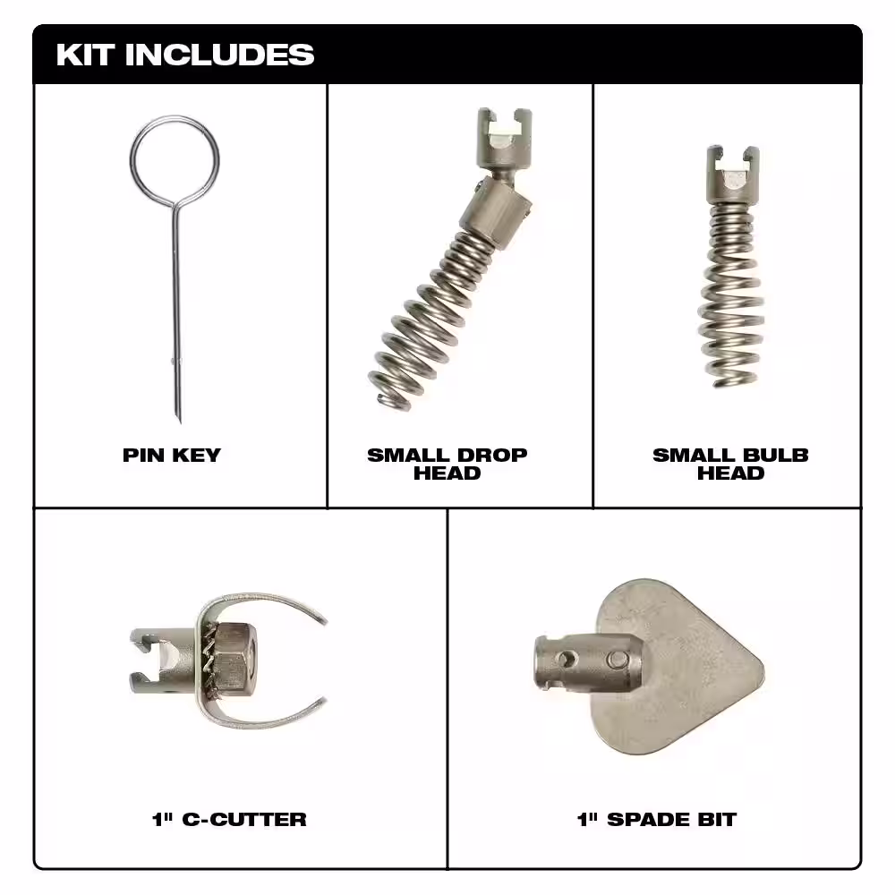 Milwaukee Small Drain Line Kit with Rustguard (5-Piece)