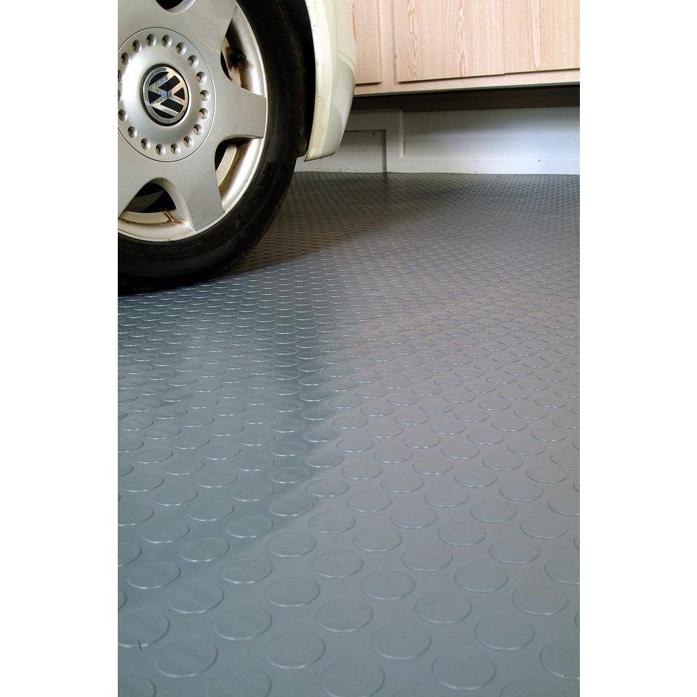 G-Floor Trailer Flooring Slate Grey Coin Commercial Vinyl Sheet Flooring (8.5 ft. W x 15 ft. L)