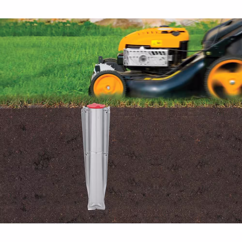 Brabantia Metal Ground Spike 1.35ft for Retractable Outdoor Rotary Clotheslines Top Spinner and Lift-O-Matic