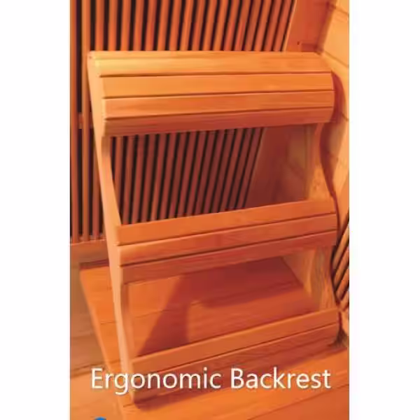 SUNRAY SAUNAS HL400K Sequioa 4-Person Cedar Infrared Sauna
