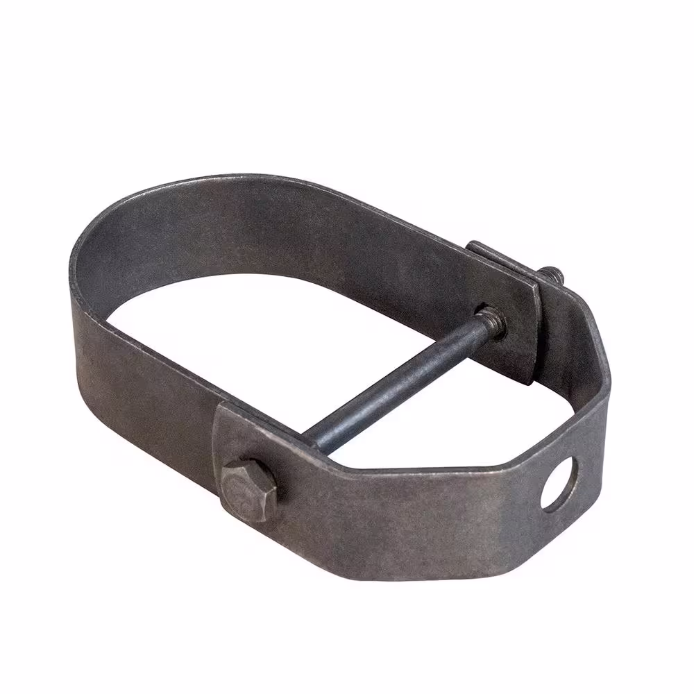 The Plumber's Choice 1 in. Clevis Hanger for Vertical Pipe Support in Light Duty Uncoated Steel (10-Pack)