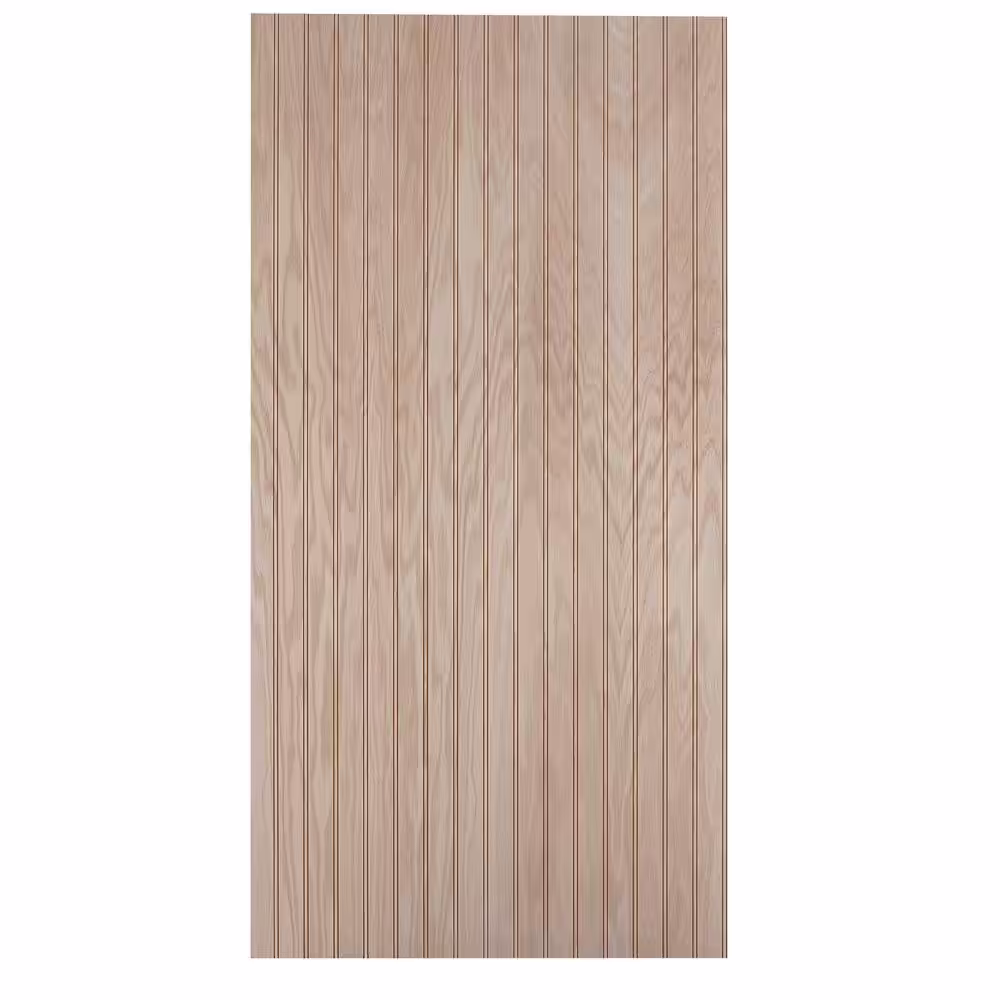 Columbia Forest Products 1/4 in. x 2 ft. x 4 ft. PureBond Red Oak 1-1/2 in. Beaded Plywood Project Panel