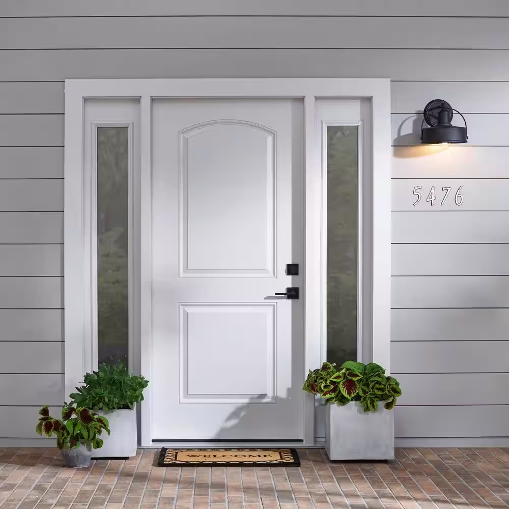 Everbilt 4 in. Plastic Reflective Nail-On House Number 0