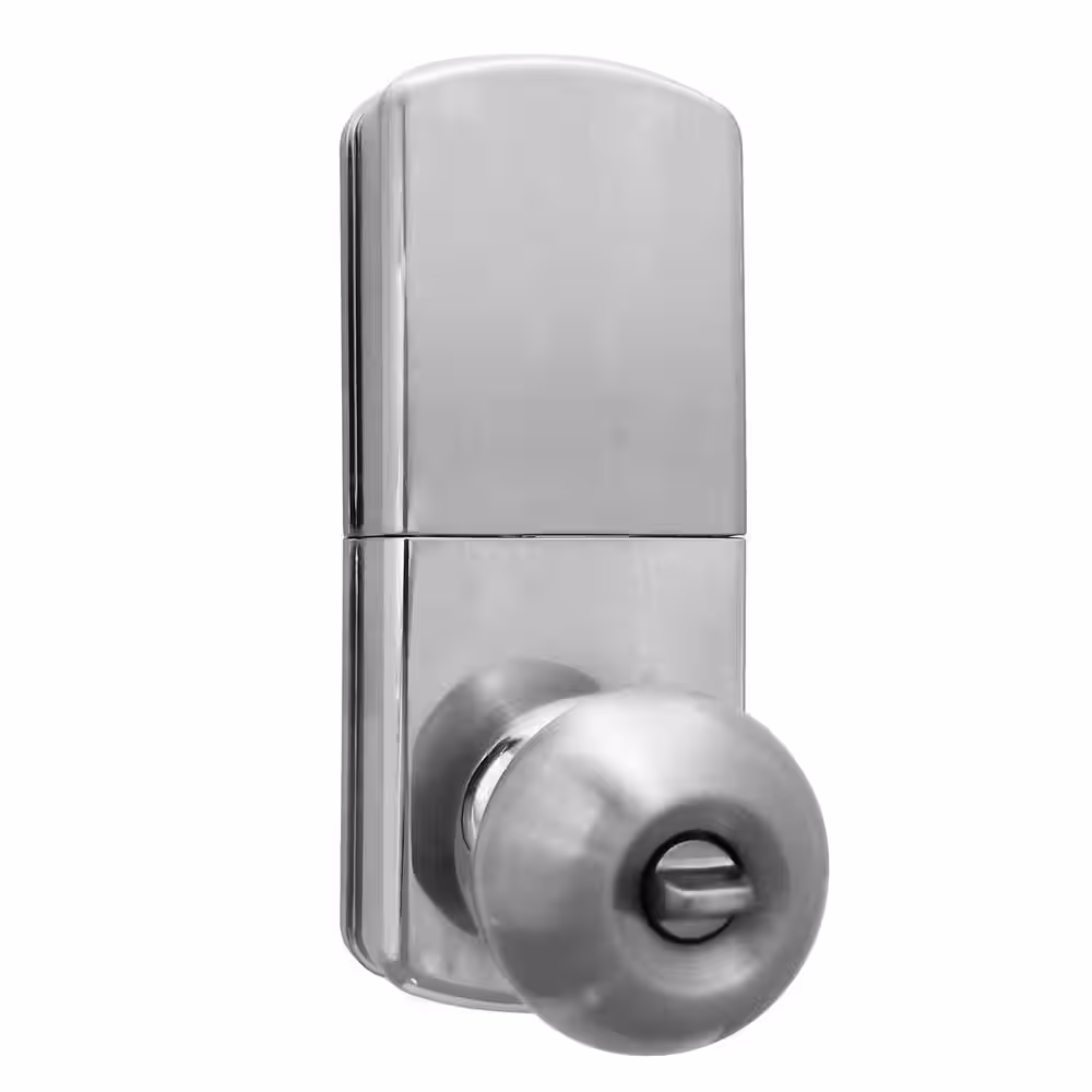 Morning Industry Satin Nickel Touch Pad and Remote Electronic Entry Door Knob