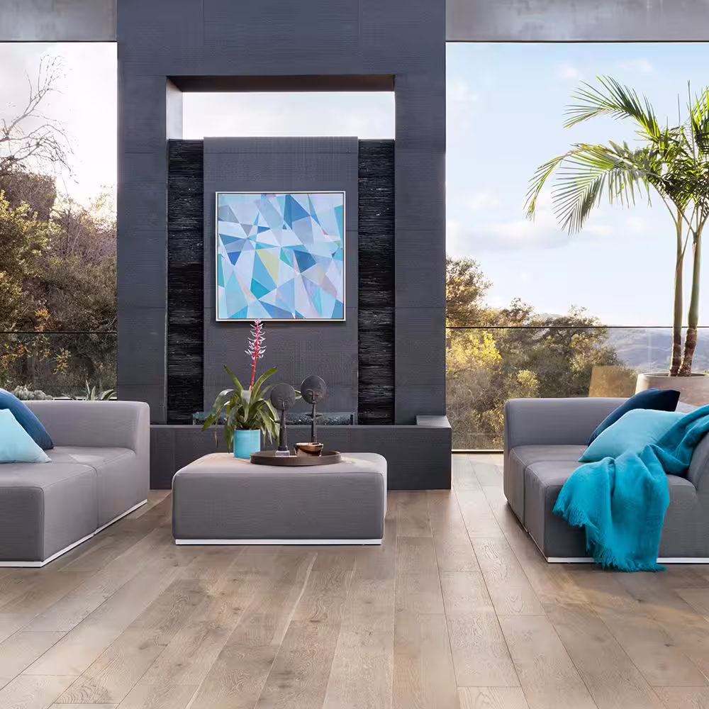 Malibu Wide Plank La Playa French Oak 1/2 in. T x 7.5 in. W Water Resistant Wire Brushed Engineered Hardwood Flooring (1399.2 sqft/pallet)