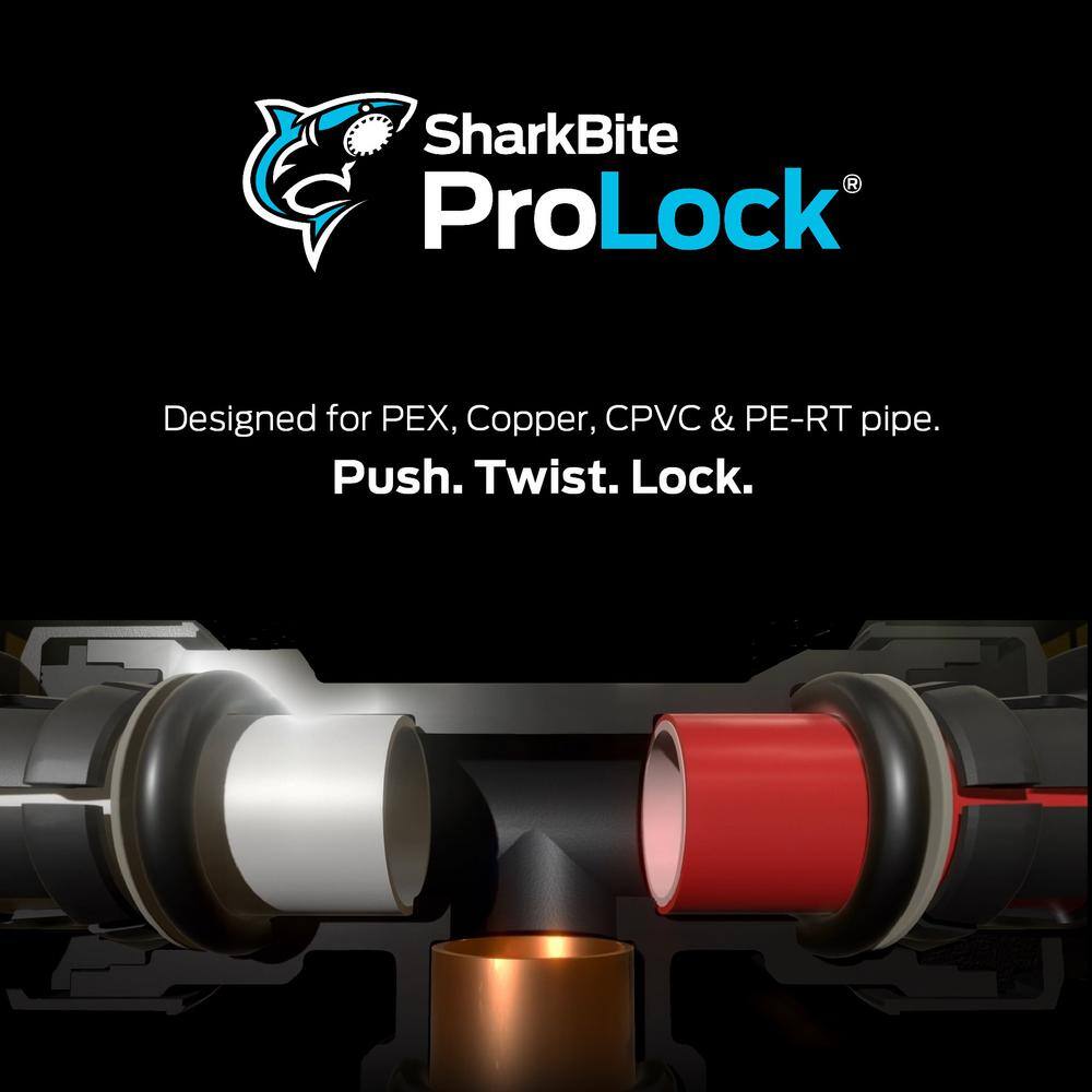 SharkBite ProLock 3/4 in. x 3/4 in. Push-to-Connect Plastic x 3/4 in. MIP Male Adapter Fitting