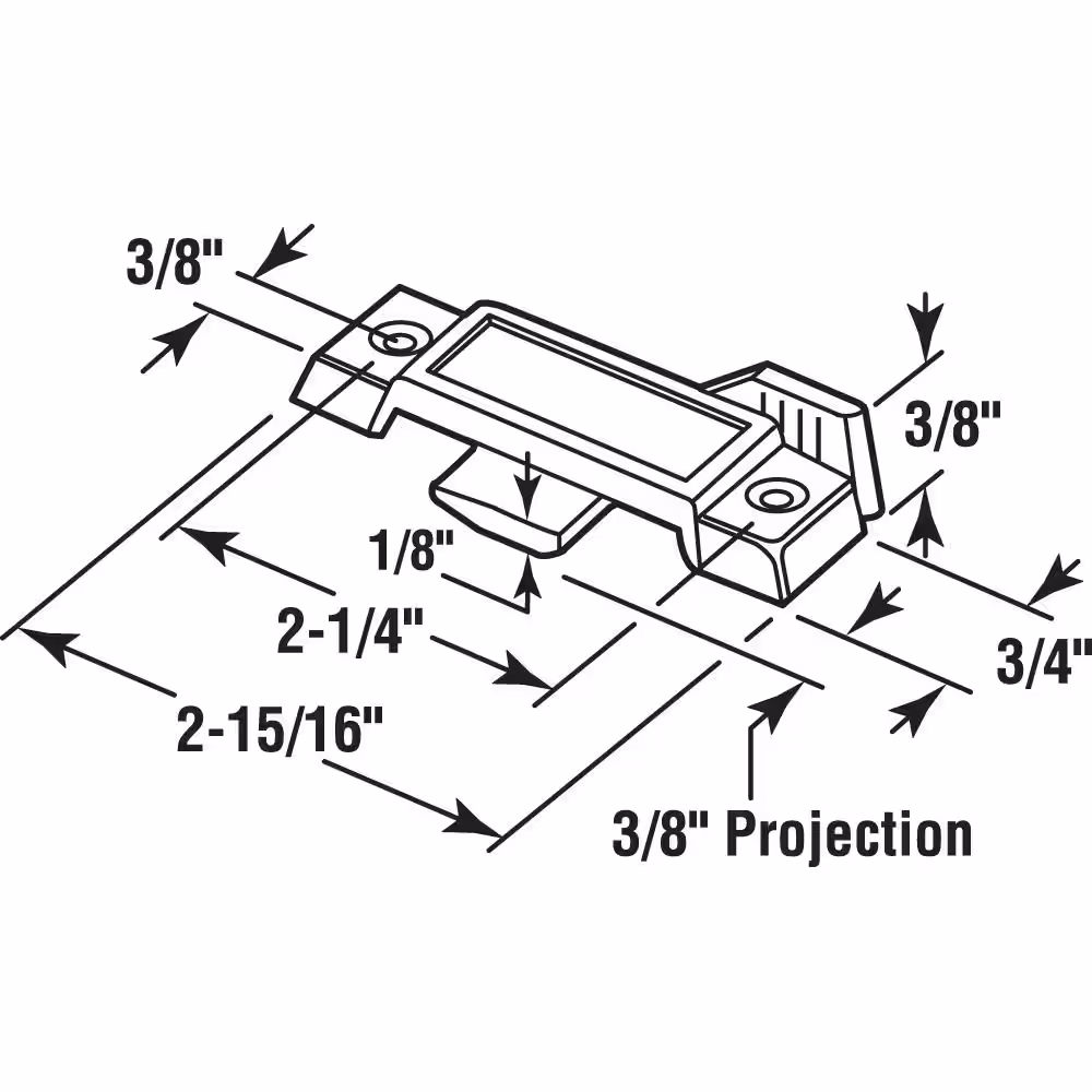Prime-Line Diecast, Bronze Sliding Window Sash Lock