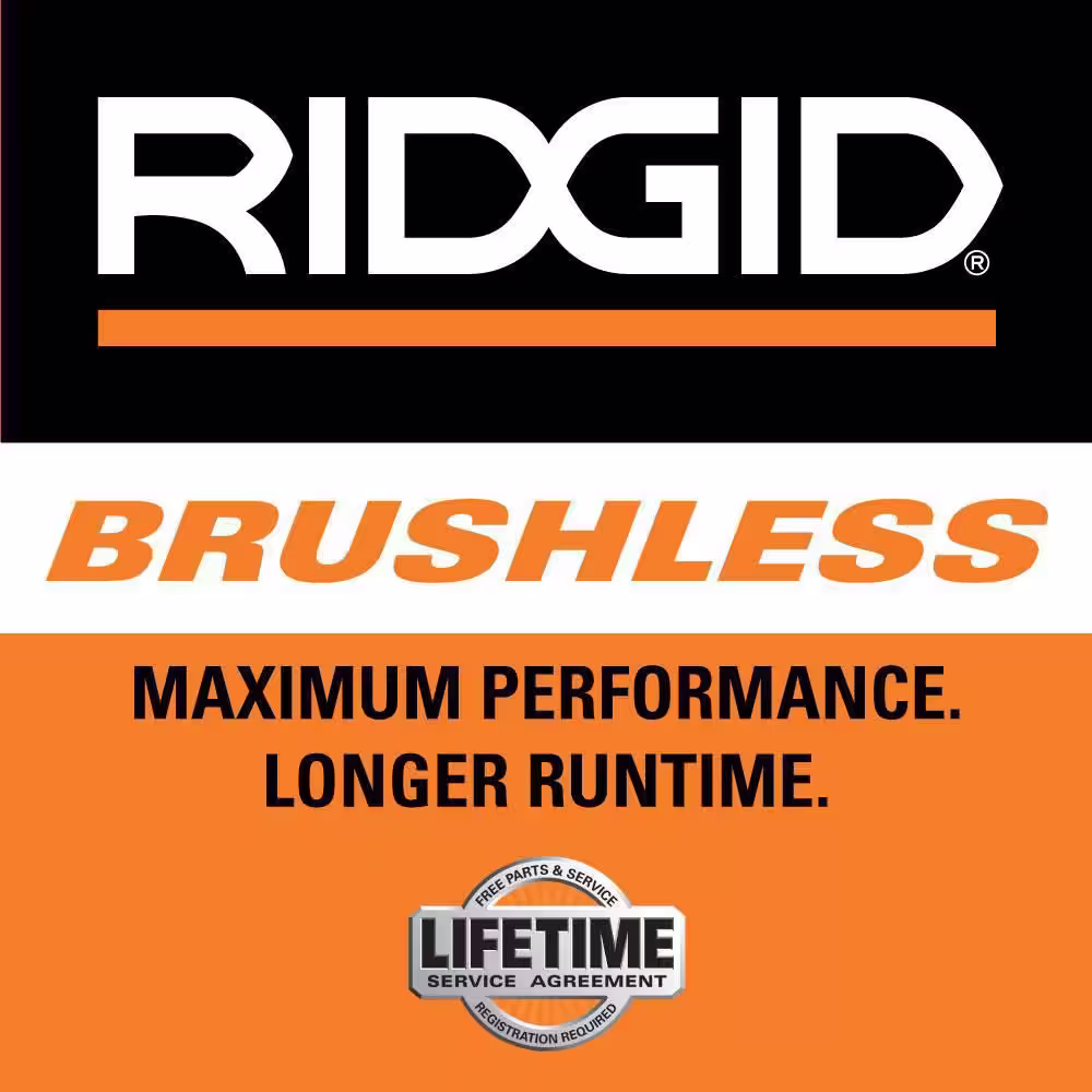 RIDGID 18V Brushless Cordless 1/2 in. Hammer Drill/Driver Kit with 4.0 Ah MAX Output Battery, 18V Charger, and Tool Bag