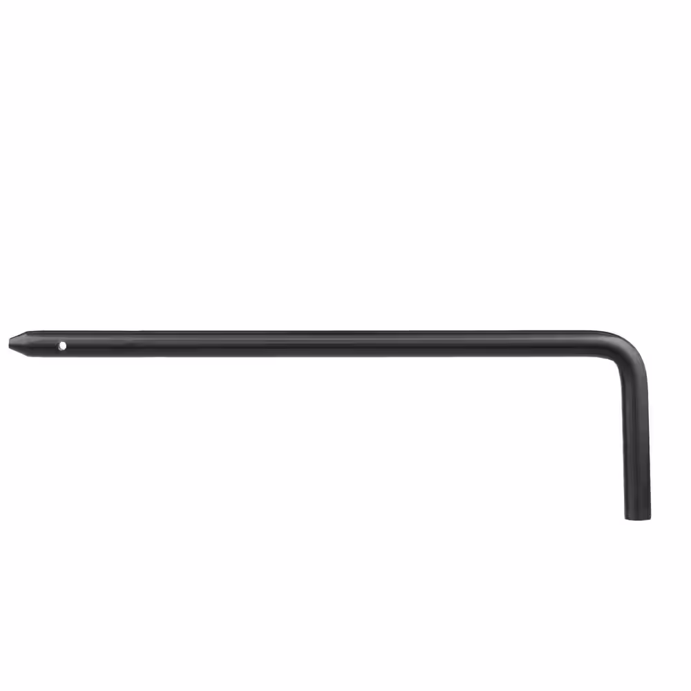 Everbilt 12 in. Black Cane Bolt
