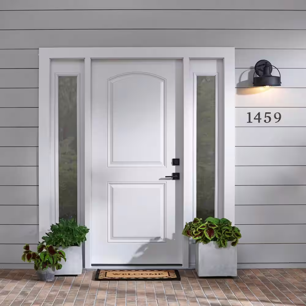 Everbilt 4 in. Aged Bronze Flush Mount House Number 6