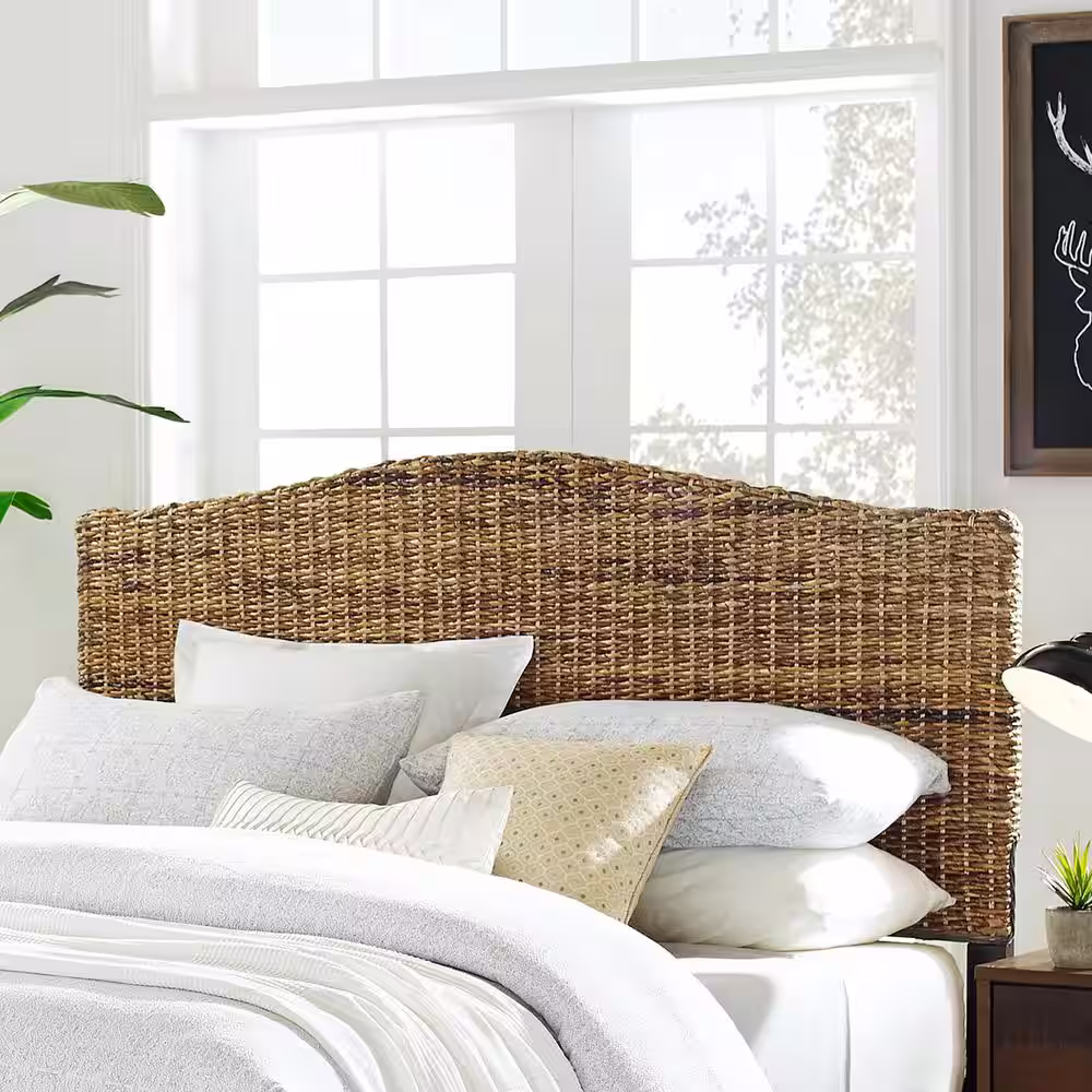 CROSLEY FURNITURE Serena Banana Leaf Queen Headboard