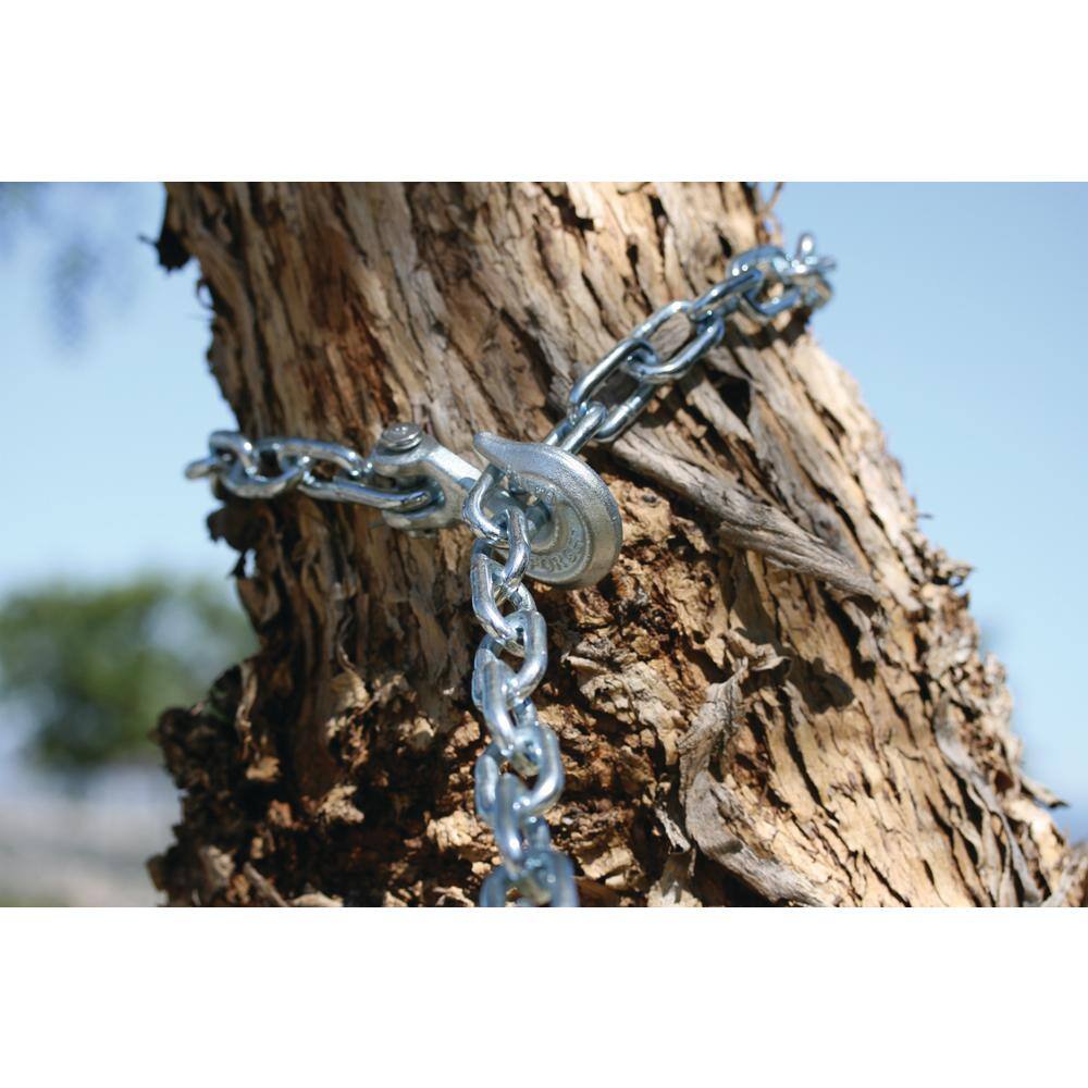 Everbilt 3/8 in. x 30 ft. Grade 43 Zinc Plated Steel Chain
