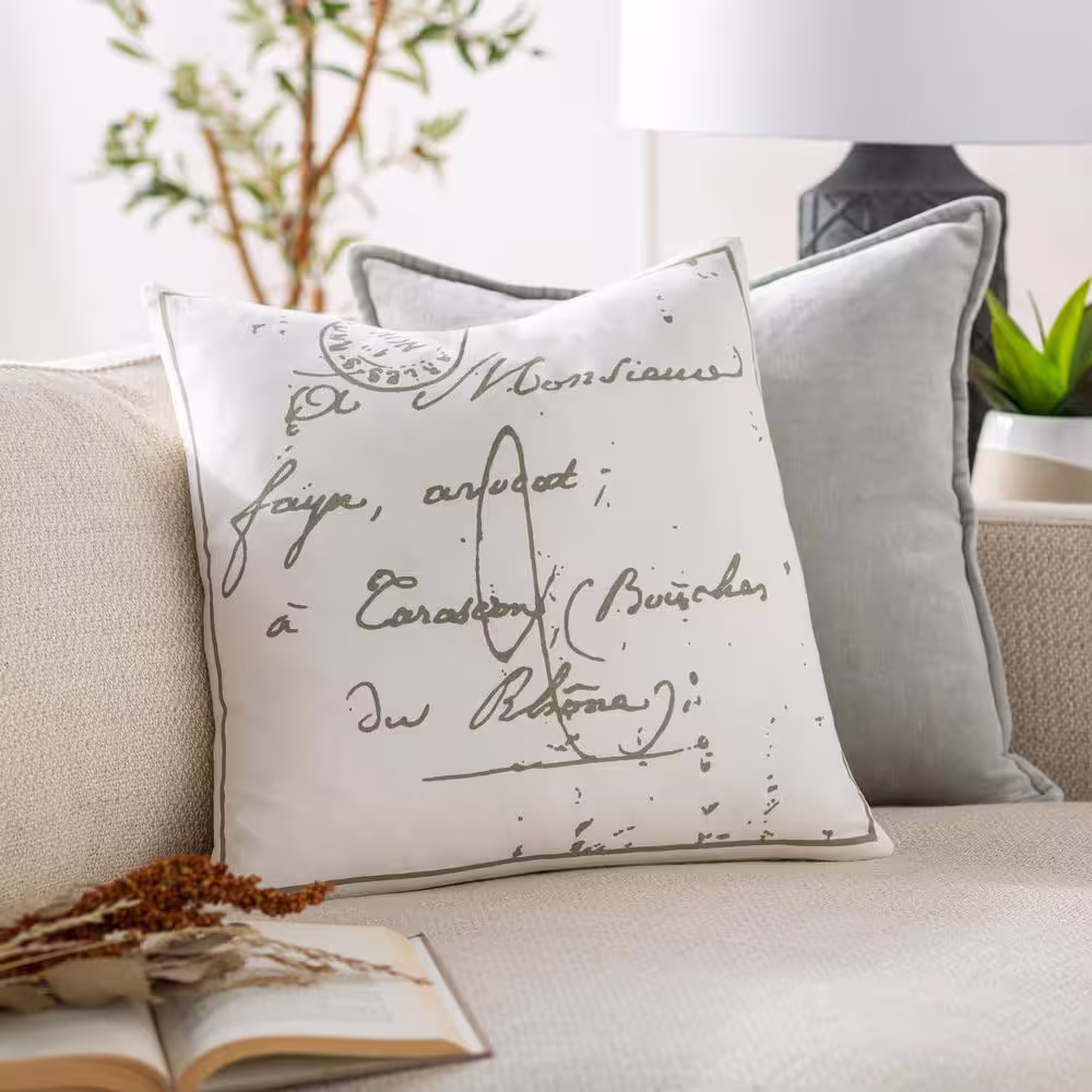 Artistic Weavers Assignat Graphic Polyester 18 in. x 18 in. Throw Pillow