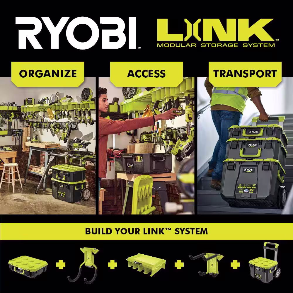 RYOBI LINK Single Organizer Bin (4-Pack)