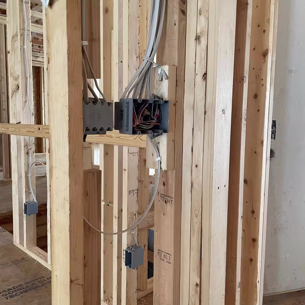 Legrand Pass & Seymour Slater New Work Plastic 4-Gang Steel Stud Bracket Box with Quick/Click
