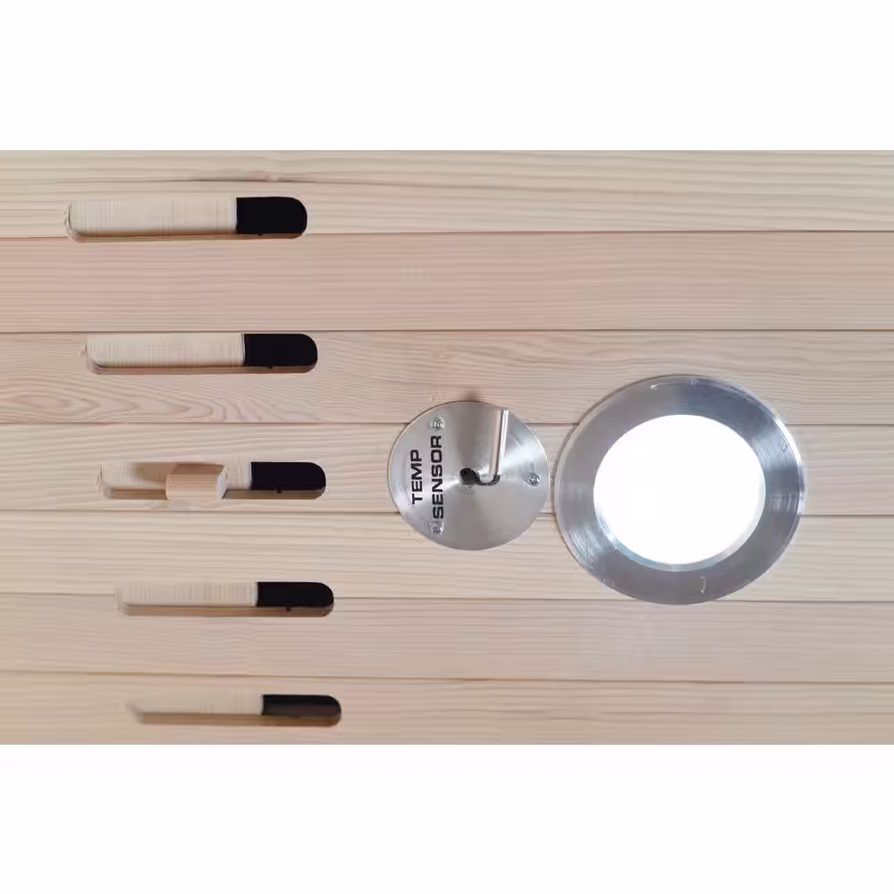 SUNRAY SAUNAS Savannah 3-Person Infrared Cedar Sauna