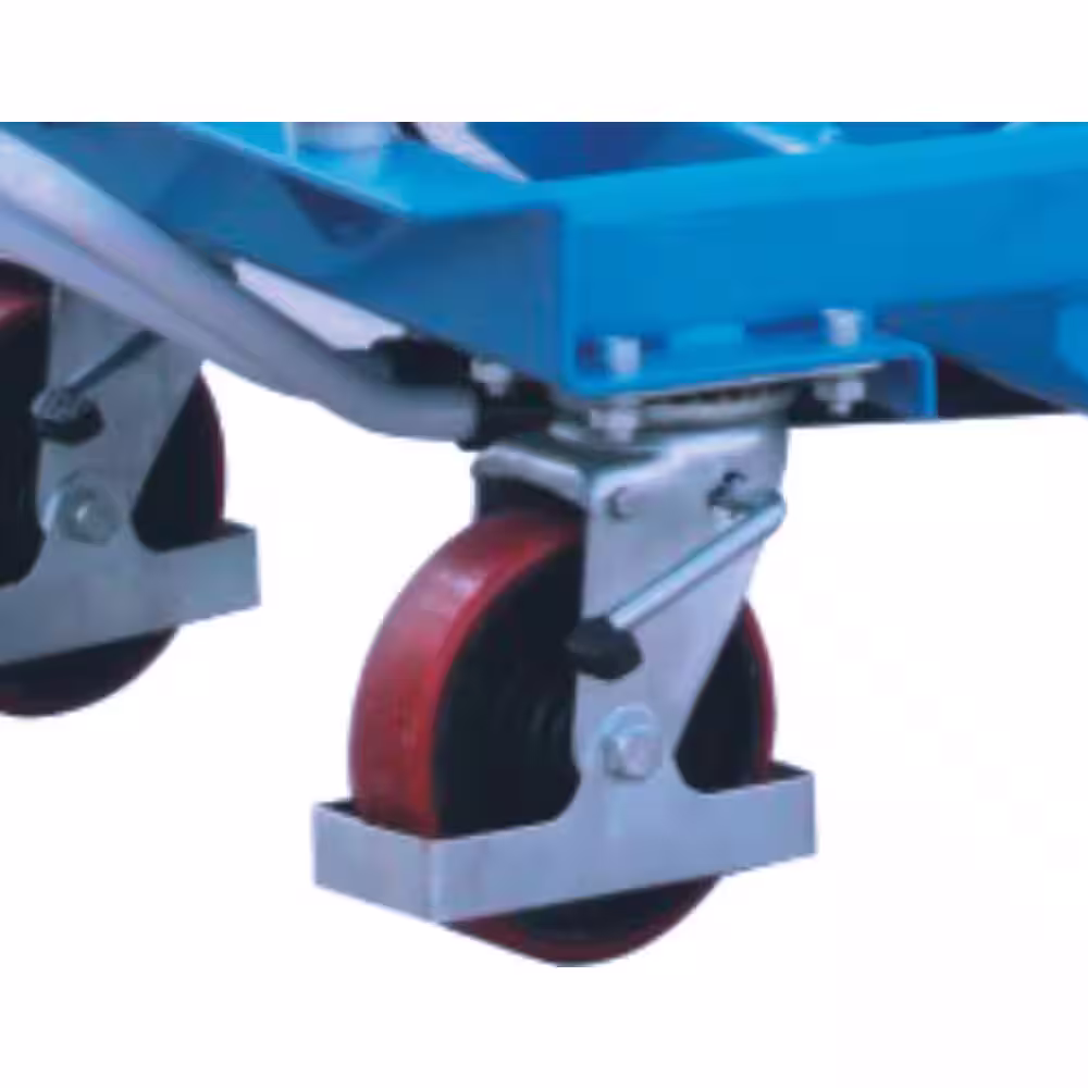Eoslift Industrial Grade TA50 Manual Scissor Lift Table Cart 1100 lbs. Capacity, Table Size 20.5 in. x 39.7 in. Swivel Casters