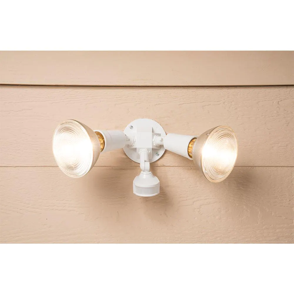 All-Pro 110Â° Outdoor White Motion Activated Sensor Security Flood Light