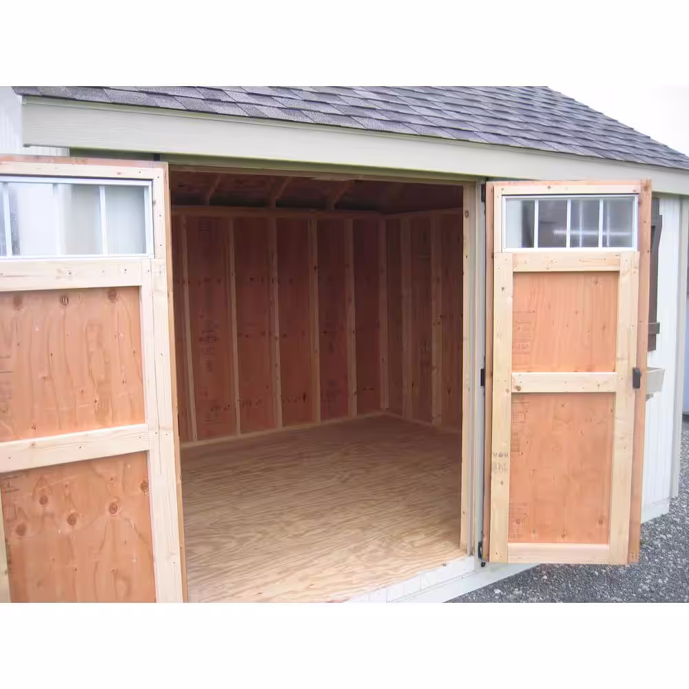 LITTLE COTTAGE CO. Colonial Pinehurst 8 ft. x 12 ft. Wood Storage Shed DIY Kit with Floor Kit