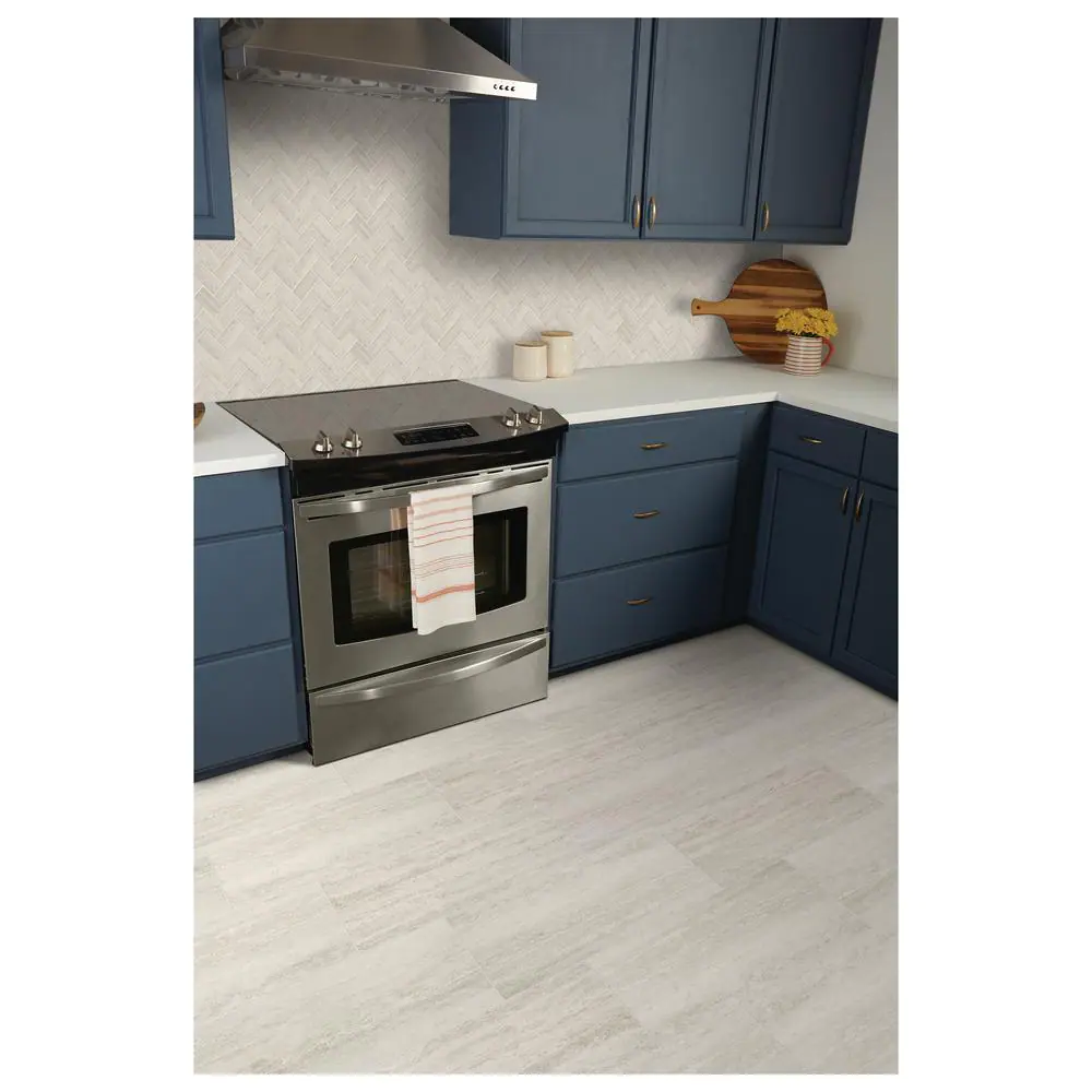 Marazzi Stonehollow Mist 14 in. x 12 in. Glazed Ceramic Herringbone Mosaic Tile (8.04 sq. ft./Case)