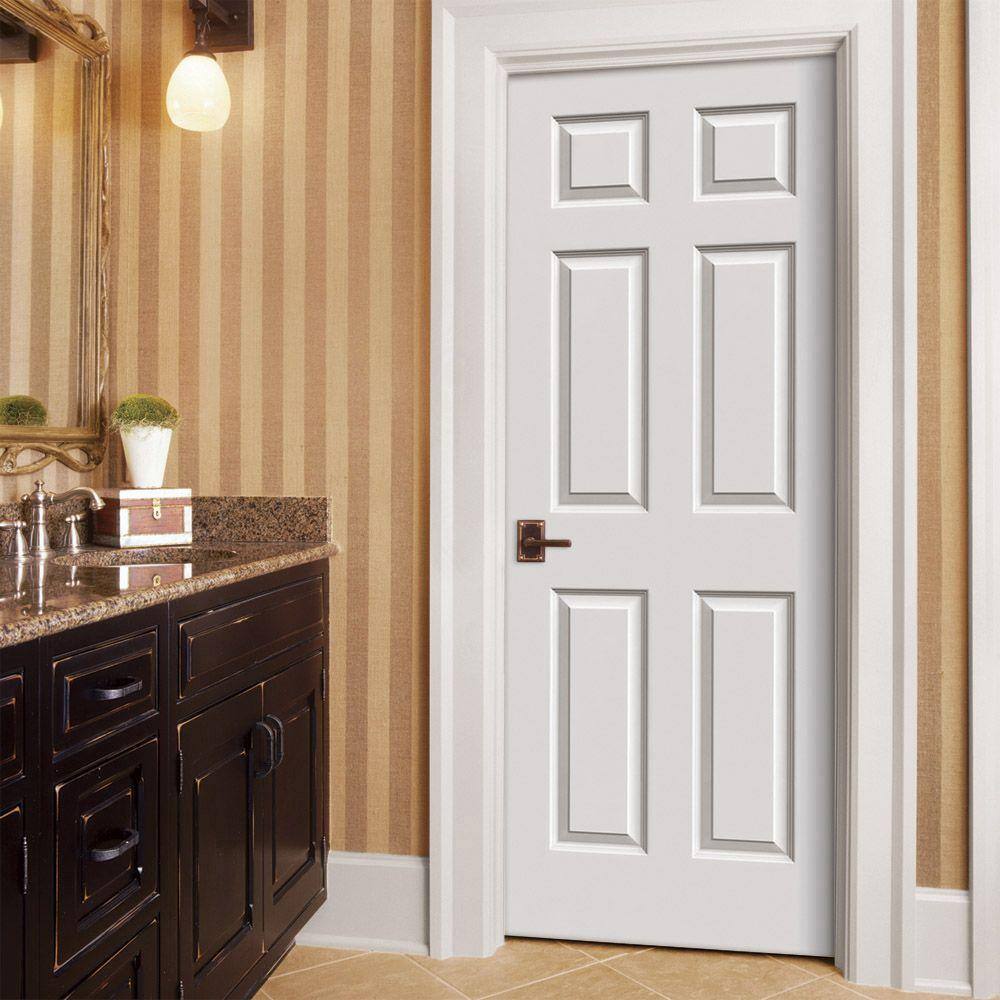 JELD-WEN 32 in. x 78 in. Colonist Primed Textured Molded Composite Interior Door Slab