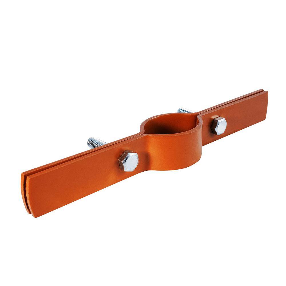 The Plumber's Choice 1-1/4 in. Riser Clamp in Copper Epoxy Coated Steel