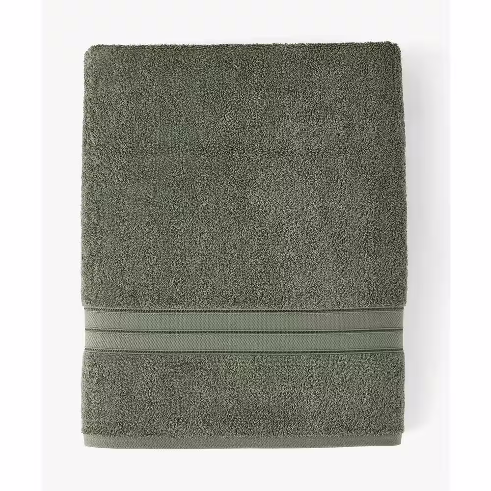 None Blue Loom Liam 100% Cotton Bleach Friendly 6-Pcs Towel Set, Eucalyptus